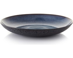 BITZ Schaal Dia. 40 cm Zwart/Donkerblauw