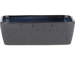 BITZ Schaal rechthoekig 28 x 21 x 8 cm Zwart/Blauw