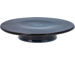 BITZ Taartplateau op voet Dia. 30 x 5,5 cm Donkerblauw