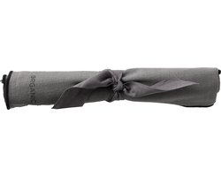 BITZ/Södahl ORGANIC Stoffen servetten 50 x 50 cm 2 stuks Grey/Black
