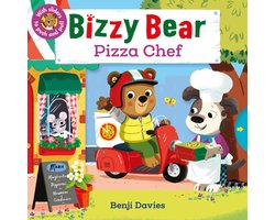 Bizzy Bear: Pizza Chef: (Interactive Board Book for Toddlers - With Sturdy Tabs and Slides to Push and Pull)