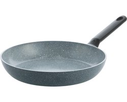 BK Blue Label Granite Koekenpan 24cm – PFAS-vrije antikleeflaag – Koekenpan inductie - Keramische koekenpan – Koudgrepen bakpan - Ovenbestendig tot 160°C – Vaatwasserbestendig – Zonder deksel – Blauw