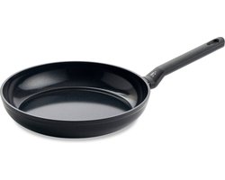 BK Easy Induction Keramische Antiaanbak koekenpan 30cm - PFAS vrij - Inductie Koekenpan - Ovenbestendig tot 160 graden - Koudgrepen - Aluminium - Zwart