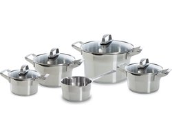 BK Premium+ Pannenset - 5 delig - Veilig afgietsysteem