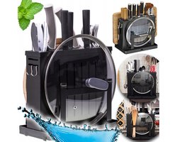 BK Serie - Keukenhouder - Staal - Multifunctioneel - Zwart