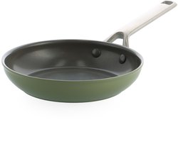 BK Sublime Koekenpan 20cm - PFAS-vrije antikleeflaag - Koekenpan inductie - Keramische koekenpan - Ovenbestendig tot 220°C - Gouden stainless steel handgreep - Olijfgroen