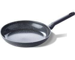 BK Universe Koekenpan - 28cm - PFAS-vrije Antikleeflaag - Inductie Koekenpannen - Keramische Pannen - Ovenbestendig tot 160°C - Zwart