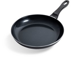 BK Vivid Keramische Antiaanbak Koekenpan Ø 26cm - PFAS-vrij – Inductie Koekenpan – Ovenbestendig tot 160°C – Vaatwasserbestendig – Snelle opwarming – Koudgrepen - Zwart