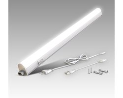 B.K.LICHT - LED Keukenverlichting - kastverlichting - onderbouwverlichting - l:57.3cm - 4.000K - 700Lm - 8W LED