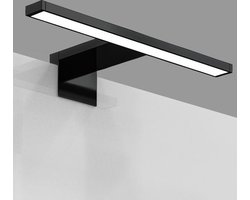 B.K.Licht - LED Spiegellamp - zwart - badkamerlamp - spiegelverlichting - l:30cm - IP44 - 4.000K - 780 Lumen - 5W LED