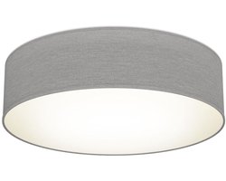 B.K.LICHT - Plafondlamp - decoratieve lamp - taupe / beige - met 2x E27 fitting - Ø38cm