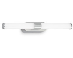 B.K.Licht Runt - LED Spiegellamp - voor de badkamer - neutraal wit lichtkleur - wandlamp - chroom - IP44 - 7W - 40 cm