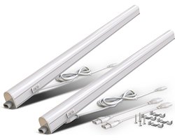 B.K.Licht - Set van 2 LED Keukenverlichting - kastverlichting - onderbouwverlichting - l: 87.3 cm (uitbreidbaar met plug-in systeem) - 15W - 1.500lm - 4.000K