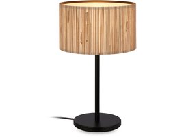 B.K.Licht Slama - Tafellamp - bedlamp zeegras - boho stijl - E27 fitting - Ø25 x 41,5 cm - naturel - bruin