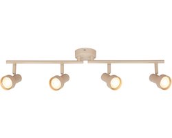 B.K.Licht Tapp - Opbouwspot - plafondspot (plafondlamp) - 4x GU10 fitting - taupe / beige - 60.5 cm
