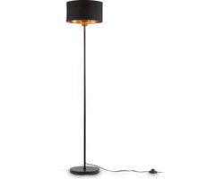B.K.LICHT - Vloerlamp - woonkamerlamp - industriële staande lamp - staanlamp - met E27 fitting - h: 141.5cm