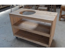 Black bastard buitenkeuken 120  x75 x90