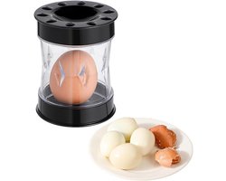 Black Egg Opener - Eierscheider - Eipeller - Nieuwe Peller Voor Harde Eieren - Schud Om De Schaal Te Openen