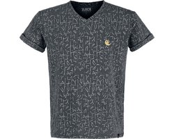 Black Premium by EMP Grijs t-shirt met ravenprint Mannen - L