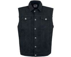 Black Premium by EMP Zwart denim vest Mannen - 4XL