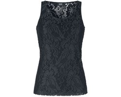 Black Premium by EMP Zwart kanten topje Vrouwen - M