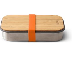 Black+Blum Bam Lunchbox - RVS - Oranje