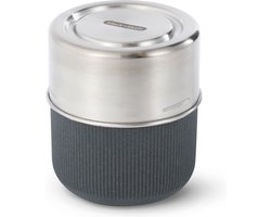 Black+Blum Glazen Lunchbox - Pot - 450ml - Grijs