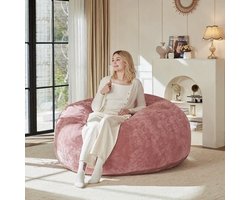 BLACKCOLORS 90 poef, poefstoel, bank voor volwassenen, zachte en comfortabele leesstoel, geschikt voor de slaapkamer, het balkon en andere plaatsen