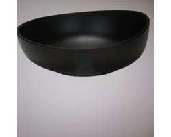 BLACKSTONE UNBREAKABLE KOM 18X18X6,5CM ZWART ORGANISCH MELAMINE