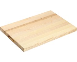 Blackwell Houten Snijplank - 60 x 40 x 4 cm - Essenhout - Met Handgreep - Duurzaam en Hygiënisch - Voor Vlees, Groenten en Brood