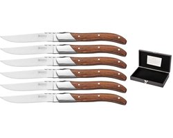 Blackwell Steakmessen Laguiole - Rozenhout - 6 Stuks