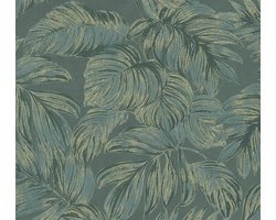 BLADEREN BEHANG | Botanisch - Groen Goud - A.S. Création Casual Living