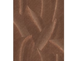 Bladeren behang - hotel chique behang - slaapkamer en woonkamer behang - bruin - Allure - vliesbehang - behang