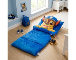 Blanket Slaapmatje Paw Patrol Chase 3D 58x137cm – Ultra-Zachte Velboa – Officiële Licentie