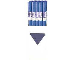 Blauw papieren tafelkleed op rol - 800x118cm