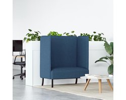 Blauwe Hoekbank - Compacte Sofa - Woonkamer Inrichten - Ergonomische Zitondersteuning - 109 cm - Blauw