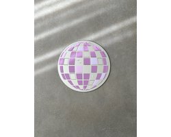 Blemzstudio - discobal spiegel lila - 20 cm - rond