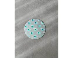 Blemzstudio - Eyes blauw spiegel - 20 cm - rond