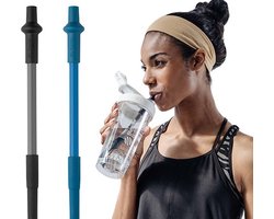 BLENDERBOTTLE - STRAW - Een herbruikbaar kunststof rietje voor je BlenderBottle - Superhandig rietje voor diverse modelen BlenderBottle.