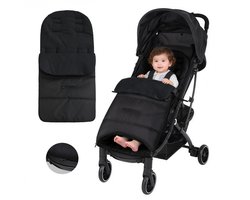 Blijf warm Voetenzak met openingen voor de voeten - geschikt voor kinderwagens - 86*40 cm - waterdichte en slijtvaste buitenlaag van Oxford-stof - kan gebruikt worden als slaapzak of zitkussen - babyslaapzak - verdikt - winddicht - waterdicht