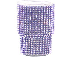 Bling Tumbler Shot, Shot Glass Tumbler, Kleine Glitter Cups, RVS Tumbler, Metalen drinkbeker, Stijlvolle Barware, Roestvrij Staal Dubbelwandig, Stijlvolle Barware voor feest, Reizen en Kamperen