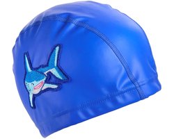 BLING2O Badmuts Kinderen - Haai - Rekbaar - Zwemmen - In Doorzichtig Zakje - Blauw