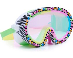BLING2O Zwemmasker Kinderen - Zebra - Duikmasker - Anti-Fog - Uv-Protect - Multicolor