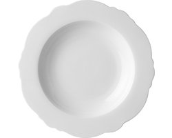 Bliss Loft - Dutch Rose Bord Schulp Diep 23 cm Wit