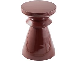 Blitz Bijzettafel Rond Glanzend Metaal – Trendy Design
