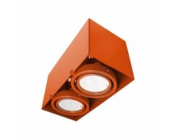 BLOCCO PLAFONDLAMP ORANJE 2x7W GU10 LED