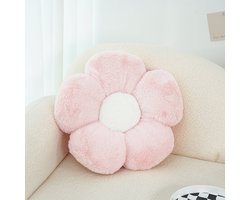 Bloedkussen - Decoratief Sierkussen - Woonkamer Decoratie - Zacht Pluche Materiaal - 38 cm - Roze