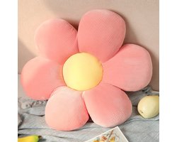 Bloem kussen Roze - 50 x 50 cm - Bloemkussen - Bloemvormig Kussen - Funkussen bloemen - Aesthetic kussen met bloem vorm - Aesthetische Bloemvorm Room Decor - Kussen bloem vorm tiktok - Flower pillow - Kussen in de vorm van een bloem
