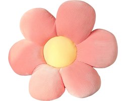 Bloem kussen Roze - 50 x 50 cm - Bloemkussen - Bloemvormig Kussen - Funkussen bloemen - Aesthetic kussen met bloem vorm - Aesthetische Bloemvorm Room Decor - Kussen bloem vorm tiktok - Flower pillow - Kussen in de vorm van een bloem