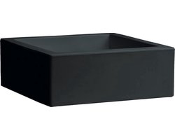 Bloembak Balkonbak Minos 25x25x12cm ANTRACIET Nicoli